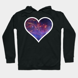 Cosmic Space Heart Hoodie